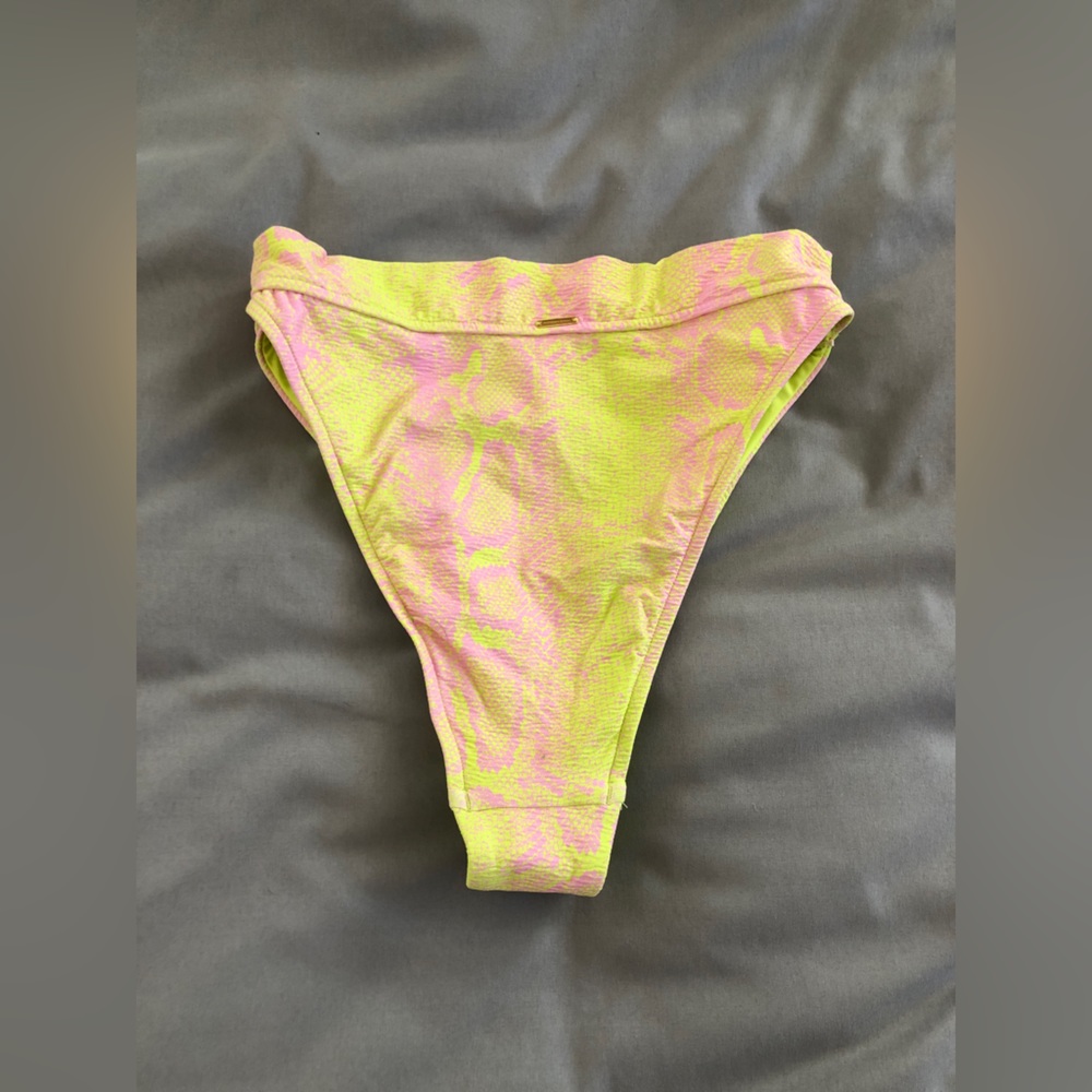 Victoria’s Secret Snakeskin High Leg Brazilian Bikini Bottoms